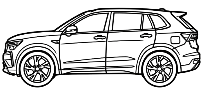 SUV continuing on from the EVM Skoda showroom